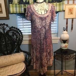 Ace Fashion sequins with pretty embroidered neck and hemline